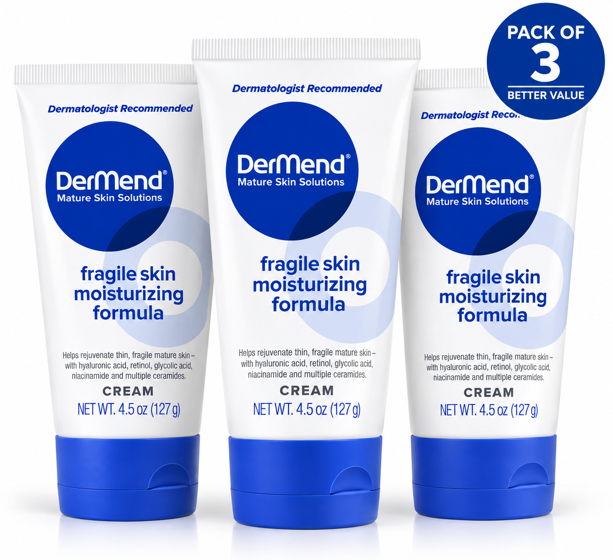DerMend Fragile Skin Moisturizer 4.5 oz Cream