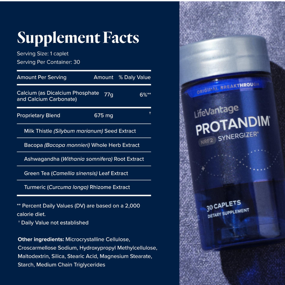 Lifevantage Protandim NRF2 Synergizer + Activator | 30 Caplets
