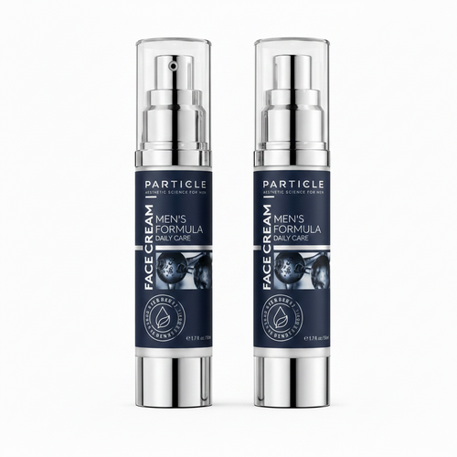 Particle for Men Face Cream Pack of 2 – Daily Anti-Aging Moisturizer for Hydration and Firmer Skin (2 x 50ml)